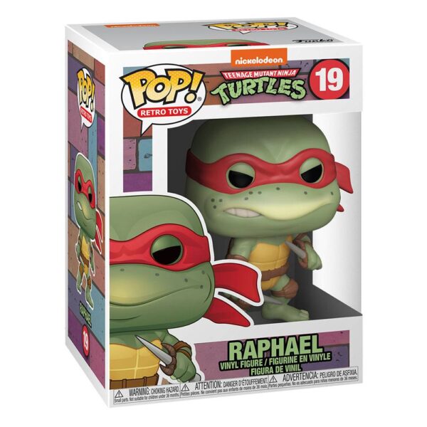 x_fk51432 Teenage Mutant Ninja Turtles Funko POP! TV Vinyl Figura - Raphael 9 cm